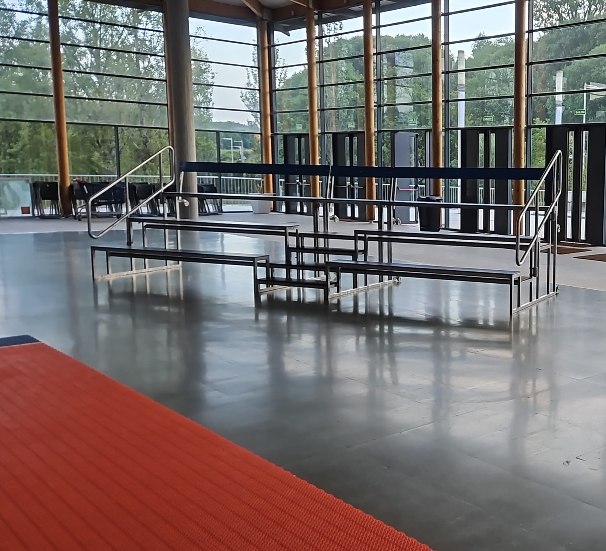 Alquiler gradas para partidos de baloncesto en Galicia Auria Basquet Pro